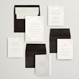 "Au Jardin" - Gloss-Press® Wedding Invitations in Opal by Rochelle Renee - Invitation Suite