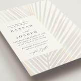 "Pristine" - Gloss-Press® Wedding Invitations in Pearl by Robin Ott - Detail
