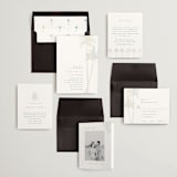 "Sunset by the Sea" - Gloss-Press® Wedding Invitations in Ombre by lulu and isabelle - Invitation Suite