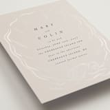 "Kumamoto" - Gloss-Press® Wedding Invitations in Pearl by Ani Somi - Detail