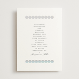 "Pearls" - Gloss-Press® Wedding Invitations in Silk by mo kelley - Front