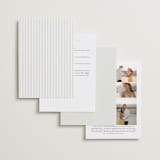 "Pearls" - Gloss-Press® Wedding Invitations in Silk by mo kelley - Back of Card Options