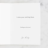 "Sunflower Bouquet" - Single Greeting Cards in Sunshine by Shannon Chen of Four Wet Feet Studio - Customizable Interior Example