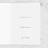 "Romance" - Single Greeting Cards in Deep Rose by Lori Wemple - Customizable Interior Example