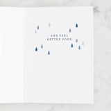"Love Bandaid" - Single Greeting Cards in Periwinkle by Paper Raven Co. - Interior