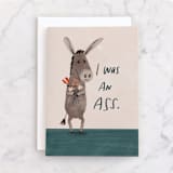 "Sadass" - Single Greeting Cards in Forest by Rebecca Daublin - Front