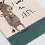 "Sadass" - Single Greeting Cards in Forest by Rebecca Daublin - Close-Up