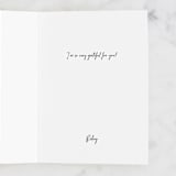 "A Gem" - Single Greeting Cards in Shadow by Monika Torun - Customizable Interior Example