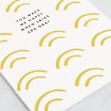 "You Are My Sunshine" - Single Greeting Cards in Lemon by seulghi - Close-Up