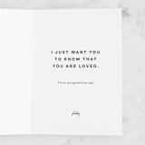 "Standing in the Rain" - Single Greeting Cards in Clouds by Jessie Steury - Customizable Interior Example