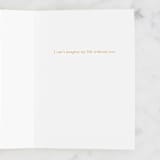 "Desert Island " - Single Greeting Cards in Sunflower by Alexandra Cohn - Interior