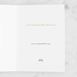 "Desert Island " - Single Greeting Cards in Sunflower by Alexandra Cohn - Customizable Interior Example