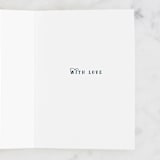 "Lucky Star" - Single Greeting Cards in Midnight by Gwen Bedat - Interior
