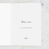 "Lucky Star" - Single Greeting Cards in Midnight by Gwen Bedat - Customizable Interior Example