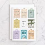 "Grow Old with You" - Single Greeting Cards in Blush by Olivia Goree - Front