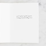 "Grow Old with You" - Single Greeting Cards in Blush by Olivia Goree - Interior