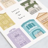 "Grow Old with You" - Single Greeting Cards in Blush by Olivia Goree - Close-Up