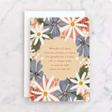 "No matter how long" - Single Greeting Cards in Peach by Erin L. Wilson - Front