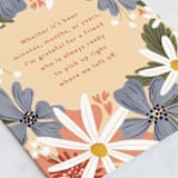 "No matter how long" - Single Greeting Cards in Peach by Erin L. Wilson - Close-Up