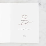 "Big Hearted" - Single Greeting Cards in Peony by Everett Paper Goods - Customizable Interior Example