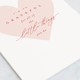 "Big Hearted" - Single Greeting Cards in Peony by Everett Paper Goods - Close-Up