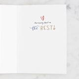 "thankful for everything" - Single Greeting Cards in Navy by Kristen Smith - Interior