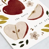 "Apple" - Single Greeting Cards in Apple by Vivian Yiwing - Close-Up