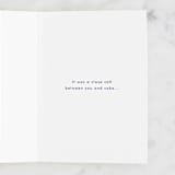 "Pie Chart" - Single Greeting Cards in Grape by Bethan - Interior