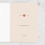 "You are Here" - Single Greeting Cards in Candy by Gwen Bedat - Customizable Interior Example