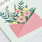 "Thinking of You Always" - Single Greeting Cards in Mint by Oma N. Ramkhelawan - Close-Up
