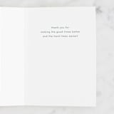 "Forever Friends" - Single Greeting Cards in Rainbow by Dominique Vari - Interior