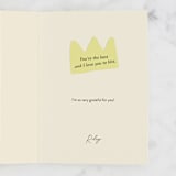 "Complimentary colors" - Single Greeting Cards in Daisy by Leia Matt - Customizable Interior Example