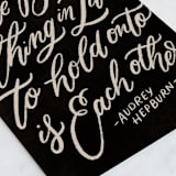 "The Best Things" - Single Greeting Cards in Onyx by Wildfield Paper Co - Close-Up