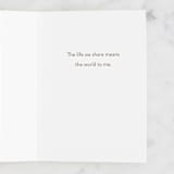 "Loving You" - Single Greeting Cards in Beige by Pixel and Hank - Interior