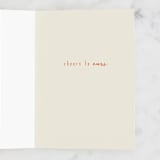 "Fine Wine" - Single Greeting Cards in Mint by Gwen Bedat - Interior