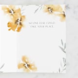 "Sass & Grace" - Single Greeting Cards in Buttercup by Lissabeth Anglin - Interior