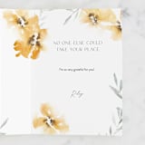 "Sass & Grace" - Single Greeting Cards in Buttercup by Lissabeth Anglin - Customizable Interior Example