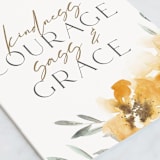 "Sass & Grace" - Single Greeting Cards in Buttercup by Lissabeth Anglin - Close-Up