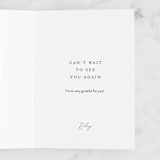 "Flight Path" - Single Greeting Cards in Midnight by Katharine Watson - Customizable Interior Example