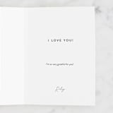 "Best Friend Ever" - Single Greeting Cards in Navy by Katharine Watson - Customizable Interior Example