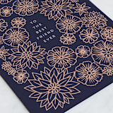 "Best Friend Ever" - Single Greeting Cards in Navy by Katharine Watson - Close-Up