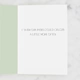 "I really Miss You" - Single Greeting Cards in Mint by Benita Crandall - Interior