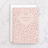 "Love shines" - Single Greeting Cards in Blush by Creo Study - Front