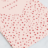 "Love shines" - Single Greeting Cards in Blush by Creo Study - Close-Up