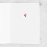 "Endless Possibilities" - Single Greeting Cards in Coral by Kristen Smith - Interior