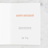"Digger Cake" - Single Greeting Cards in Mint by Alethea and Ruth - Customizable Interior Example