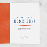 "Baseball Birthday" - Single Greeting Cards in Sky by Robert and Stella - Customizable Interior Example