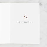 "Birthday Blast!" - Single Greeting Cards in Space by Laura Mitchell - Interior