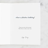 "Hey girl" - Single Greeting Cards in Colorful by Noonday Design - Customizable Interior Example