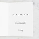 "Catfetti" - Single Greeting Cards in Tawny by Olivia Raufman - Customizable Interior Example